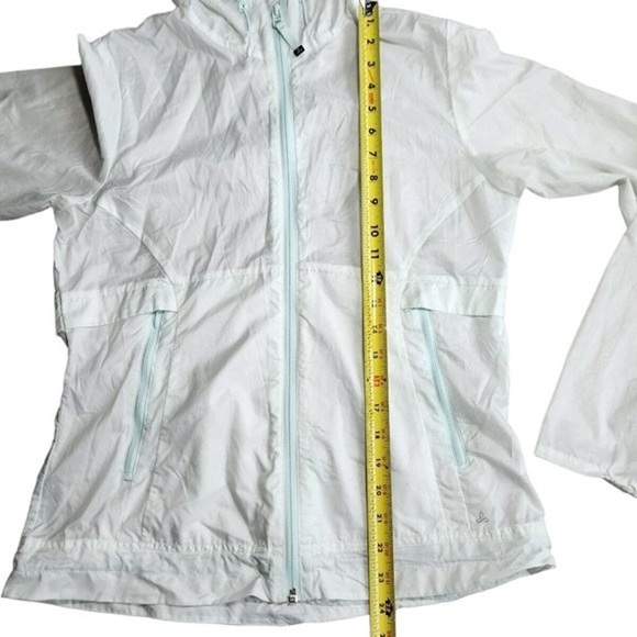PRANA Mint Green Windbreaker Jacket size small EUC - Picture 8 of 9